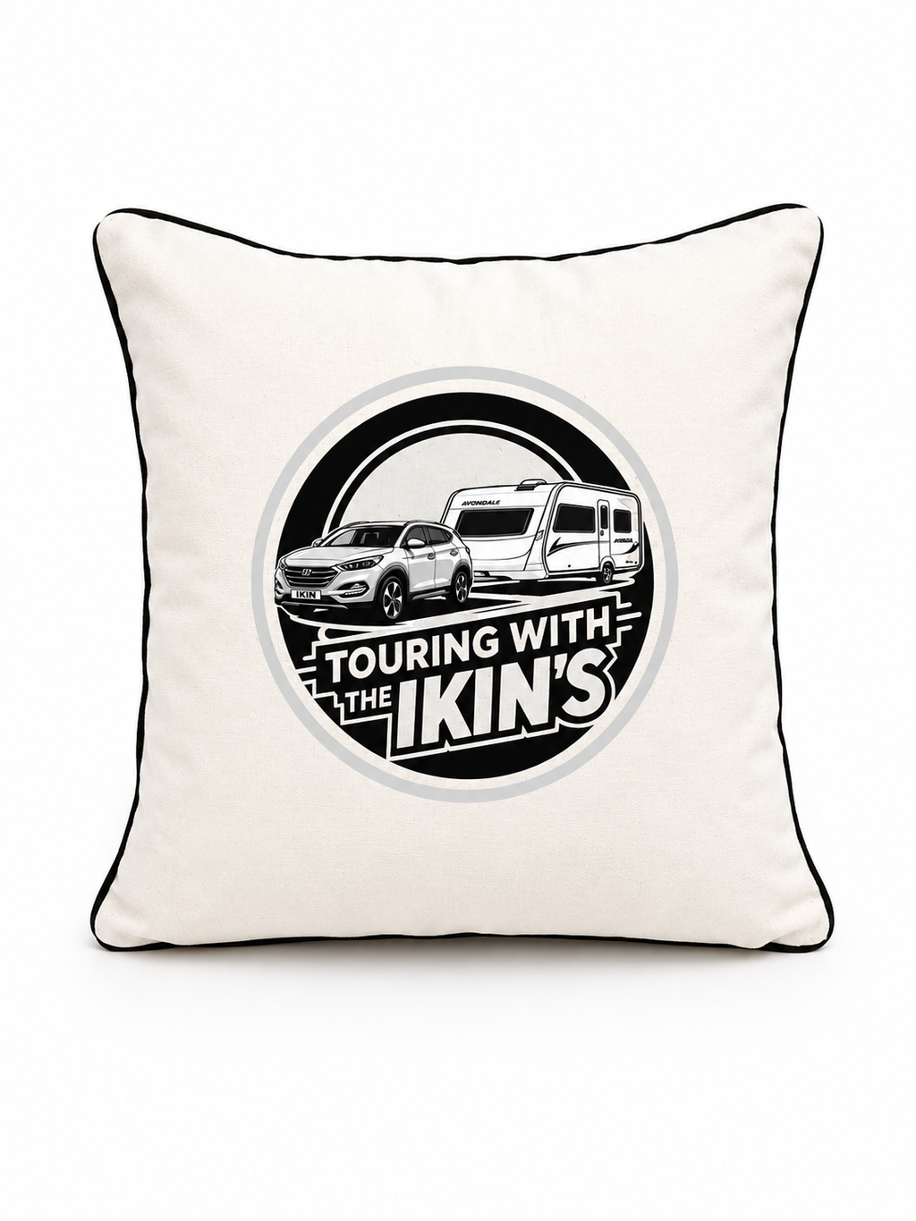 Personalised Caravan Cushion  - Created from Your Own Caravan