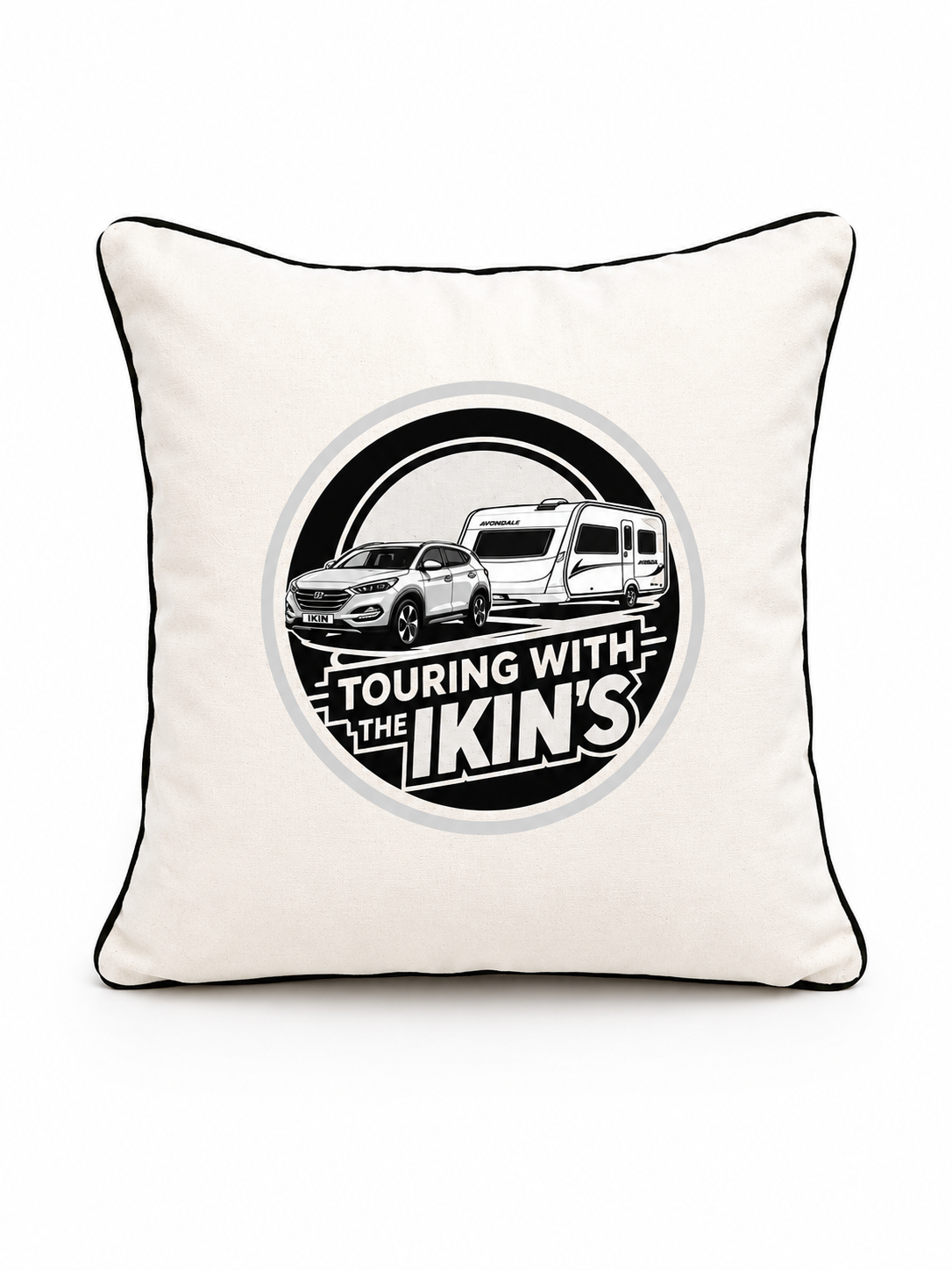 Personalised Caravan Cushion  - Created from Your Own Caravan