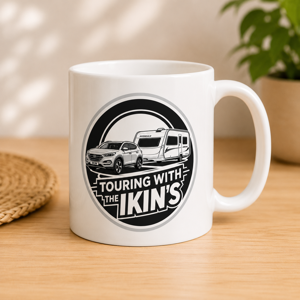 Personalised Caravan Mug