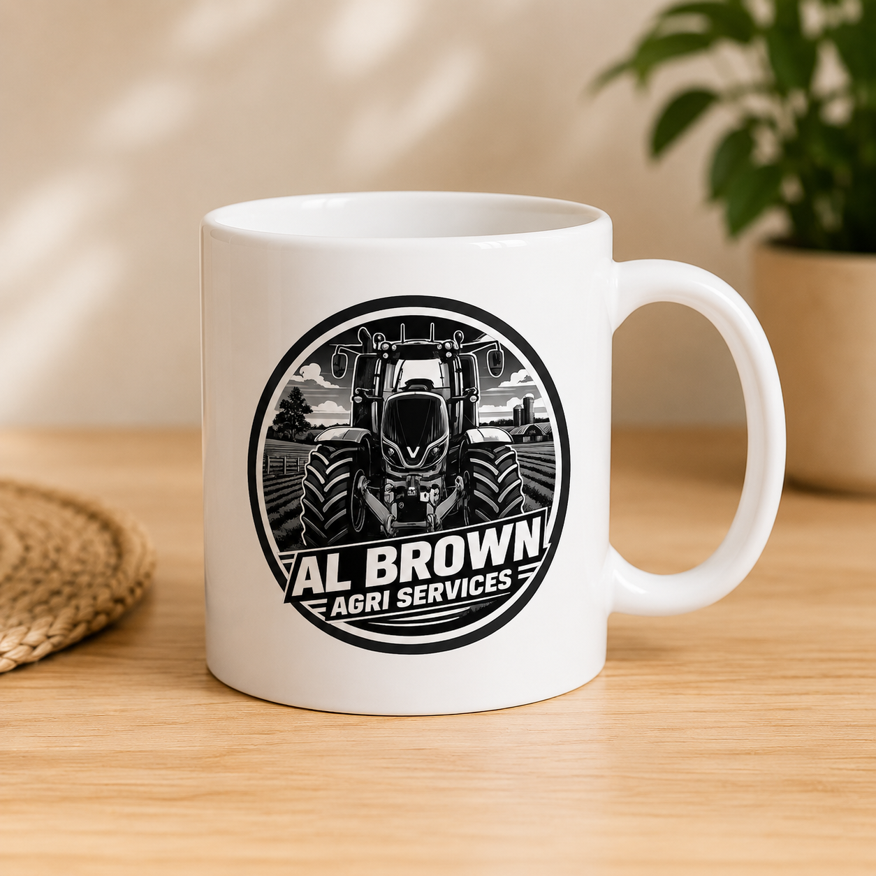 Personalised Tractor Mug