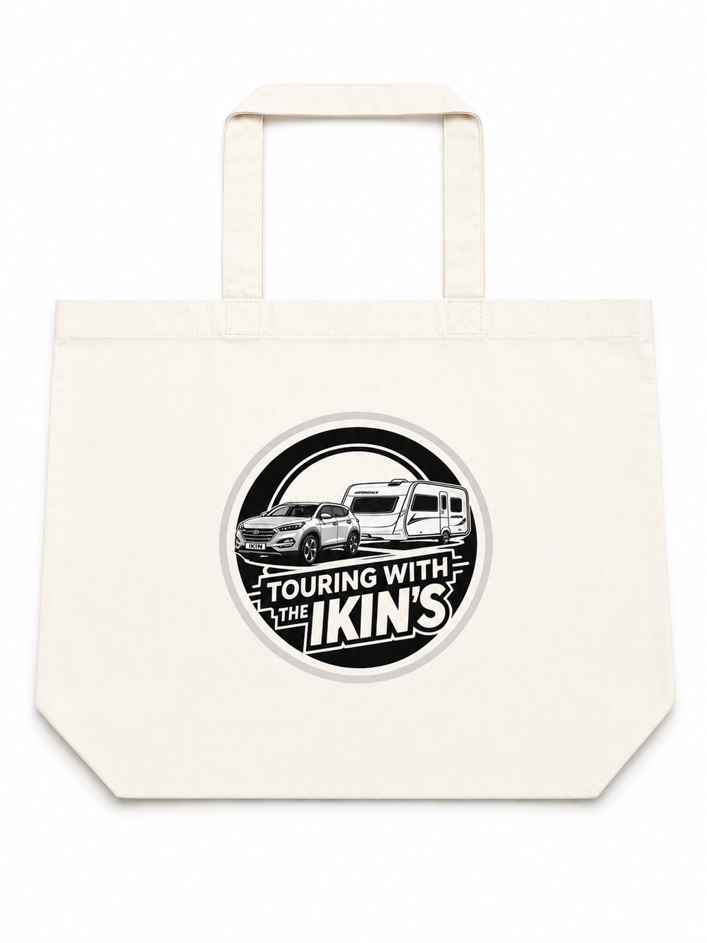 Personalised Caravan Tote Bag
