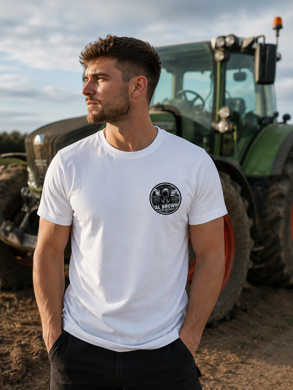 Personalised Farmer T-shirt - Custom Tractor T-shirt - Farming Gift - Agricultural Clothing