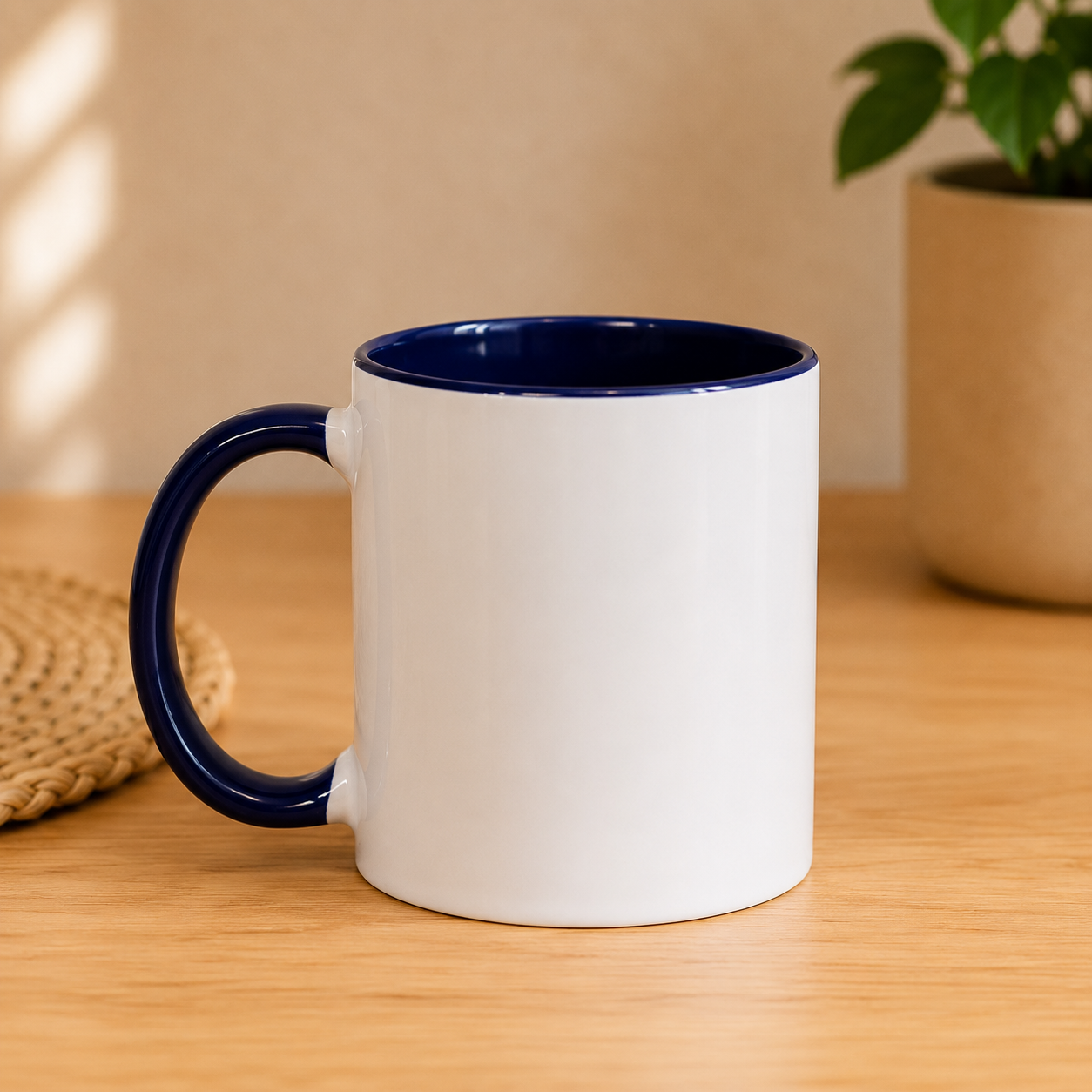 Personalised Lorry Accent Mug – Coloured Handle & Interior (11oz)